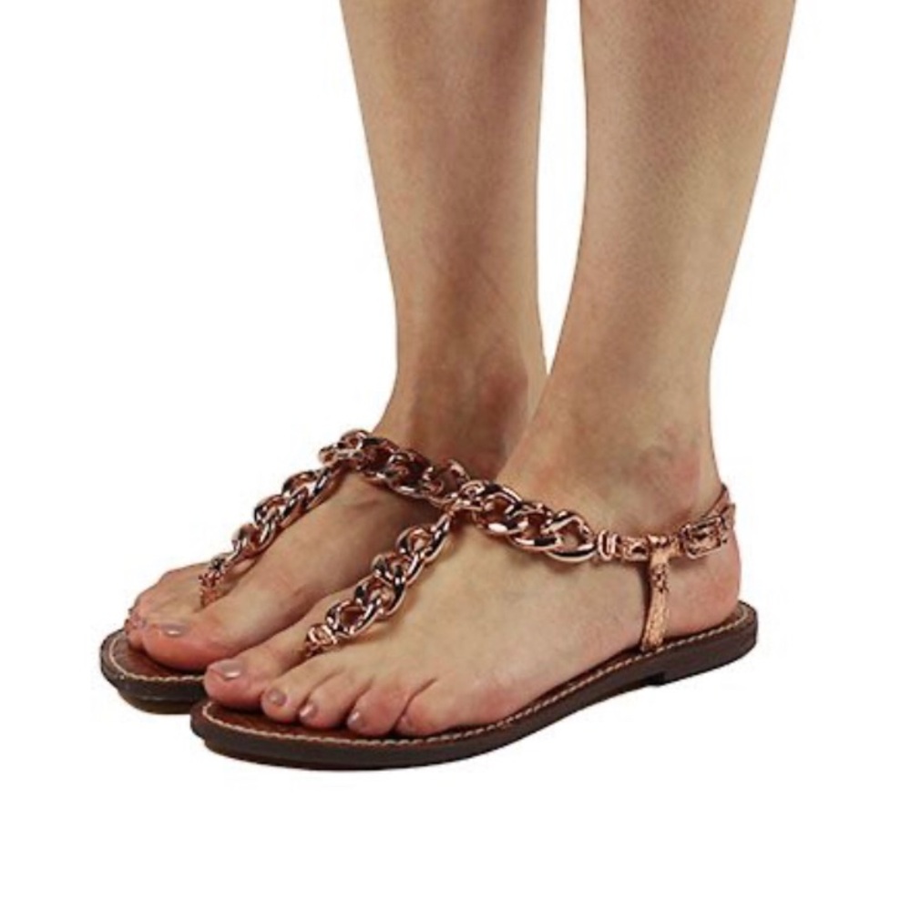 Sam Edelman Grella Gladiator Sandal (Copper) Size 6.5 - New In Box